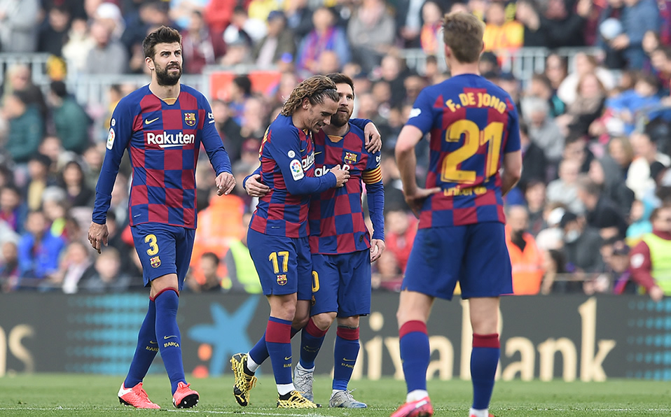 El Barcelona se dio gusto con un golazo (AFP)