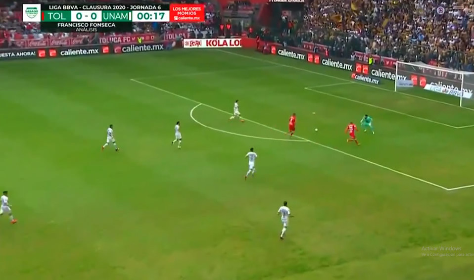 El Puma anotó a los 20 segundos del partido