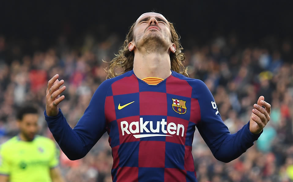Griezmann, durante el juego ante el Getafe. Foto: AFP