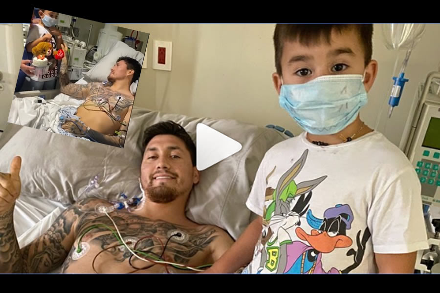 Nico Castillo se encuentra estable en el hospital.
