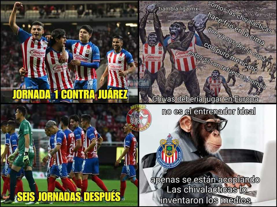 Los más divertidos memes de la Jornada 6 del Clausura 2020.
