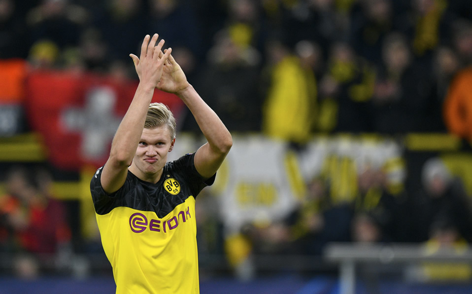 Haaland se destapó ante el PSG con doblete en los Octavos de Final de la Champions. (Foto: AFP)
