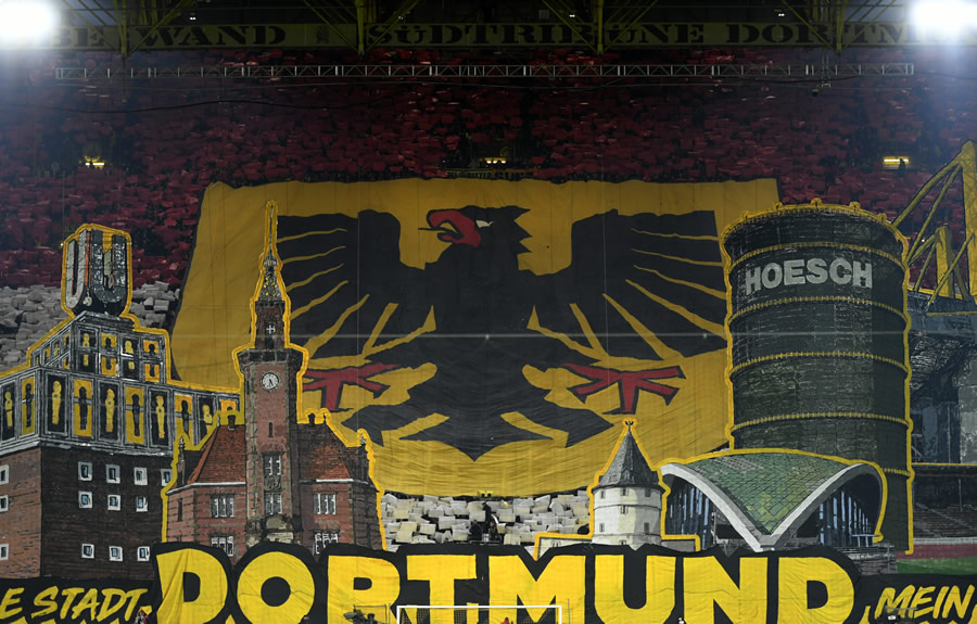 Los mejores mosaicos del Borussia Dortmund. (AFP)