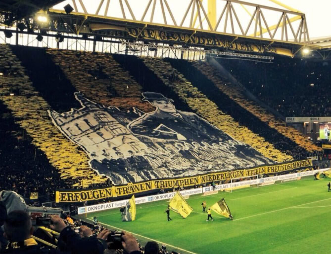 Los mejores mosaicos del Borussia Dortmund. (Twitter)