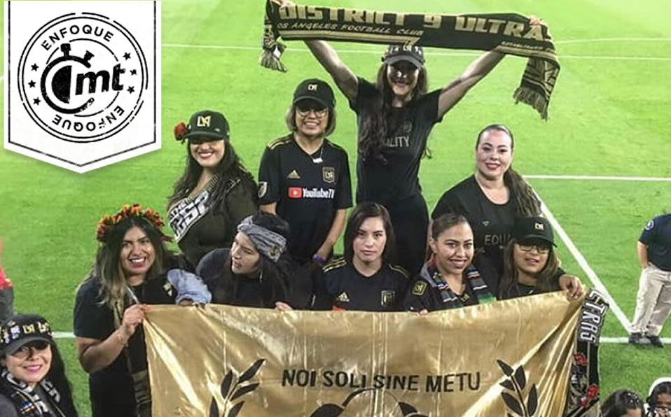 Las mujeres forman parte activa de la barra 3252 y de Distrito 9 Ultras. Foto: Instagram district9ultras