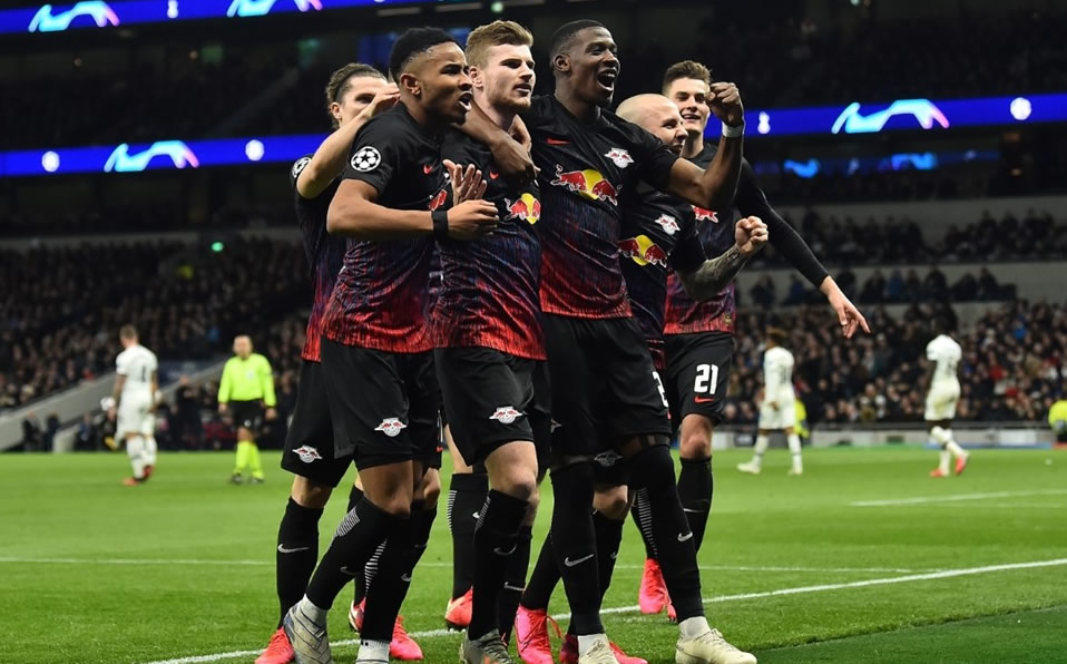 Leipzig celebra la victoria de la Ida, en una semana recibirá a los Spurs. (Champions)