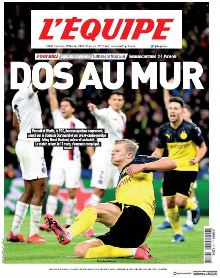 Portadas diarios deportivos en el mundo del 19 de febrero de 2020