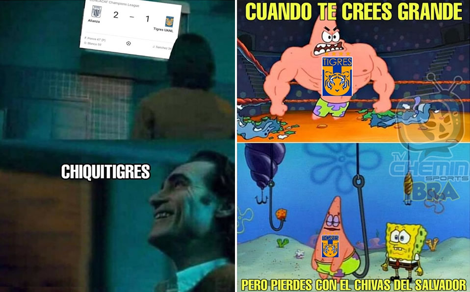 Memes de la derrota de Tigres y empate de América en Concachampions