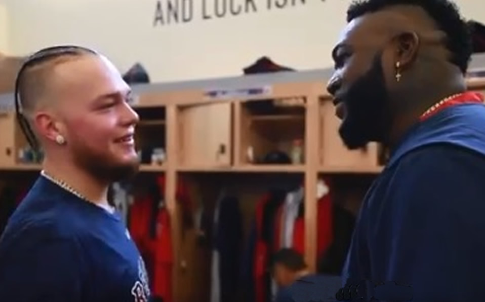 El mexicano Alex Verdugo cumple su sueño: conoce a David Ortiz