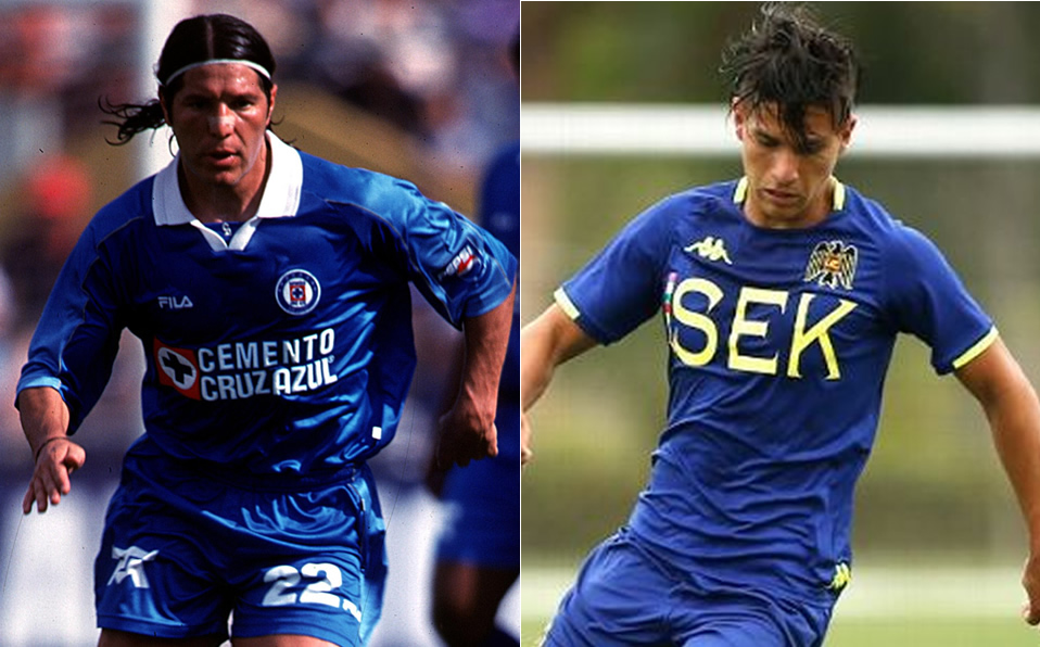 Pablo Galdames anhela ver a su hijo Benjamín jugando con Cruz Azul (MEXSPORT y @UEoficial)
