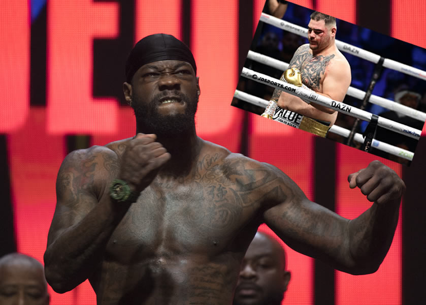 Deontay Wilder  se enfrentará esta noche a Tyson Fury. FOTO: AFP