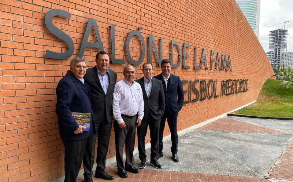 Los encargados de presidir la Asamblea de Nominación de Candidatos al Salón de la Fama del Beisbol. (ligamexbeis)