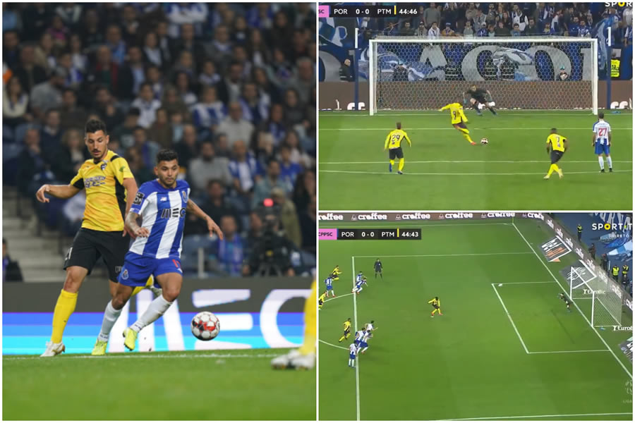 Los Dragones aprovecharon la falla del colombiano para llevarse el triunfo. FOTO: @FCPorto