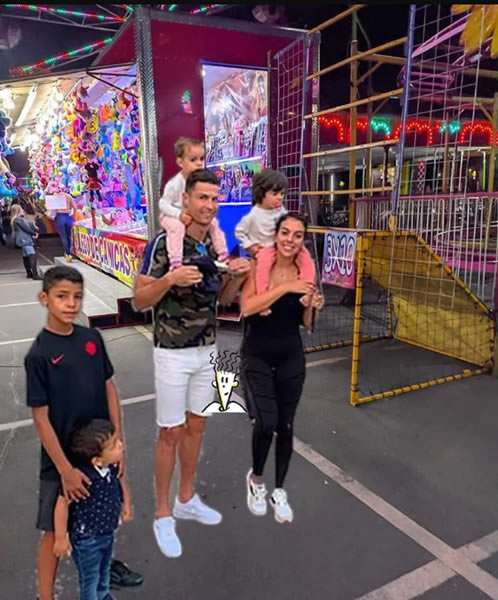 FOTOS: Cristiano Ronaldo en versión humilde gracias al Photoshop