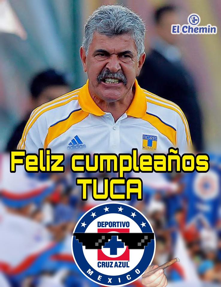 Al Tuca le arruinaron su cumpleaños, aunque los memes le desean felicidades.