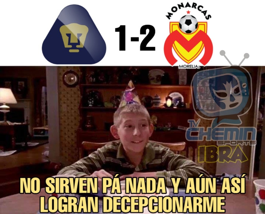 ¡También le tocan burlas a los Pumas en los memes! Les ganaron de último segundo en C.U.