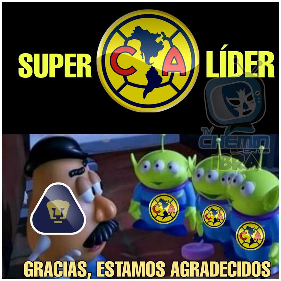 ¡Hay nuevo líder en la Liga MX! Saluden a las Águilas con memes de pleitesía.