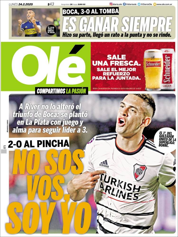 Las mejores portadas deportivas.