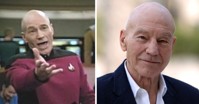 El actor Patrick Stewart tiene su meme, pero no por XMen, sino por Star Trek y su personaje Jean Luc Picard.