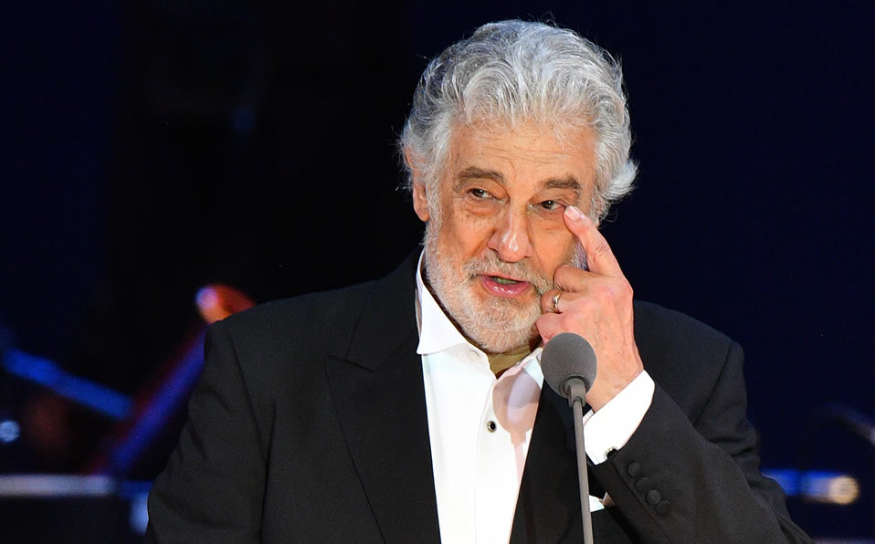 Plácido Domingo pidió perdón a las mujeres que lo acusaron de acoso sexual. Foto: AFP