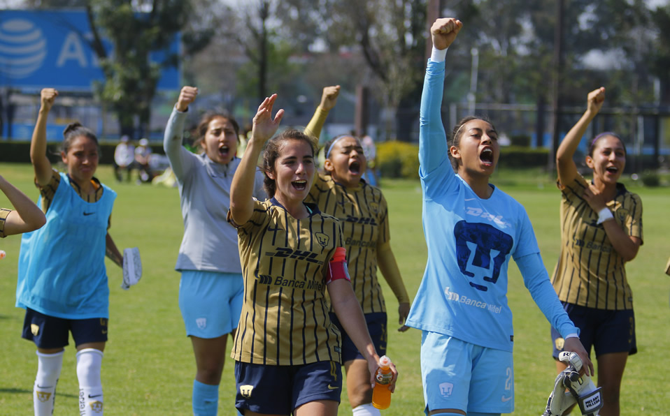 Pumas apoyará la decisión de sus colaboradoras a participar el 9 de marzo. (Foto: Imago7)