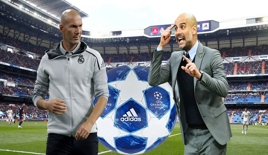 Zidane y Pep Guardiola se verán las caras este miércoles en Madrid (FOTO: Footy Renders)