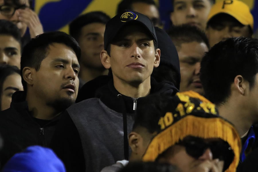 Jürgen Damm estuvo en la tribuna del Universitario para apoyar a sus compañeros. (Foto: Imago 7)