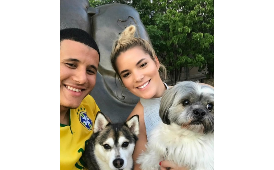 Y Manny Machado (Padres) también presume a sus dos pequeñas mascotas