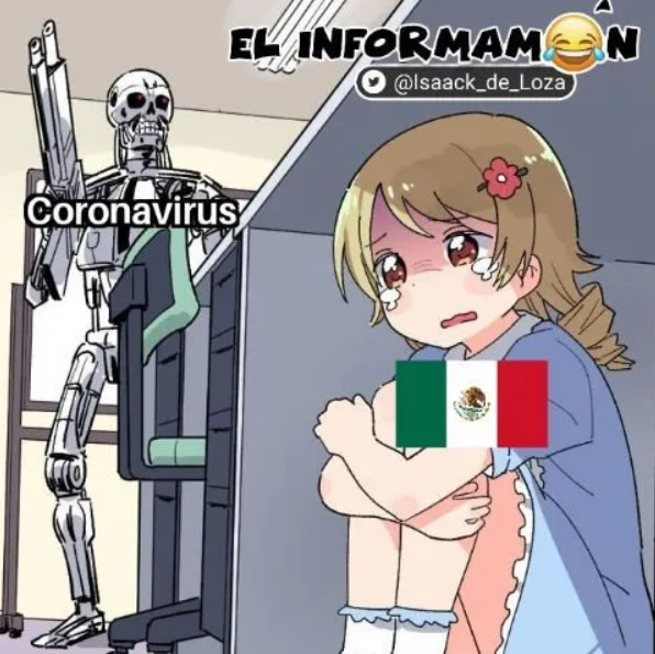 Mexicanos reaccionan con memes a la llegada del coronavirus.