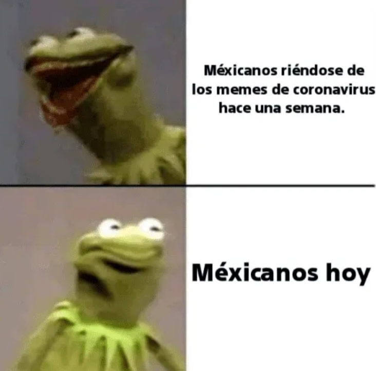 Mexicanos reaccionan con memes a la llegada del coronavirus.
