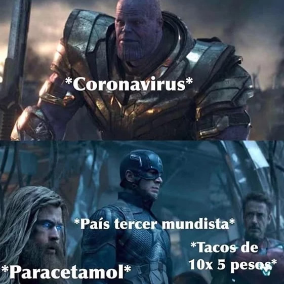 Mexicanos reaccionan con memes a la llegada del coronavirus.