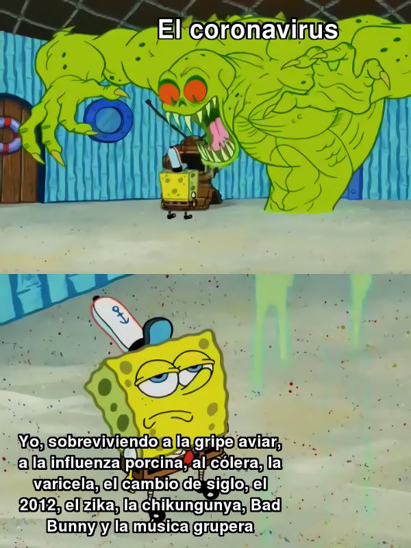 Mexicanos reaccionan con memes a la llegada del coronavirus.
