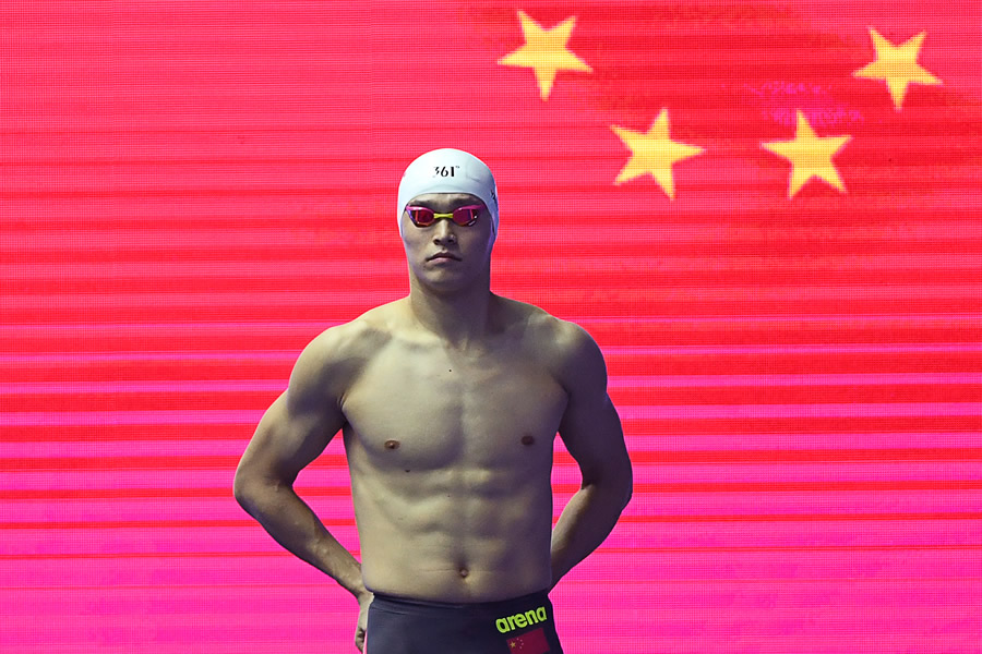 Sun Yang dio positivo por segunda ocasión en prueba antidopaje. (Foto: AFP)