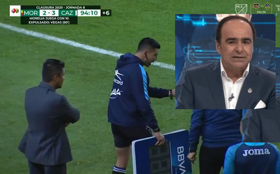 David Medrano hizo una referencia a un cabaret en el juego entre Morelia y Cruz Azul