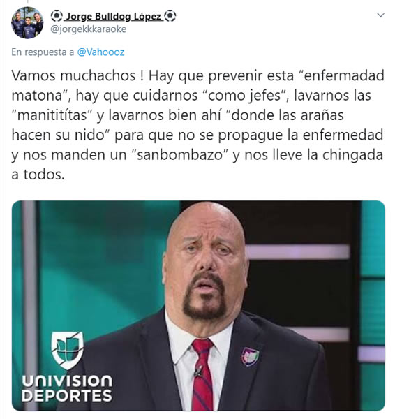 FOTOS Qué pasaría si analistas deportivos debatieran sobre Coronavirus