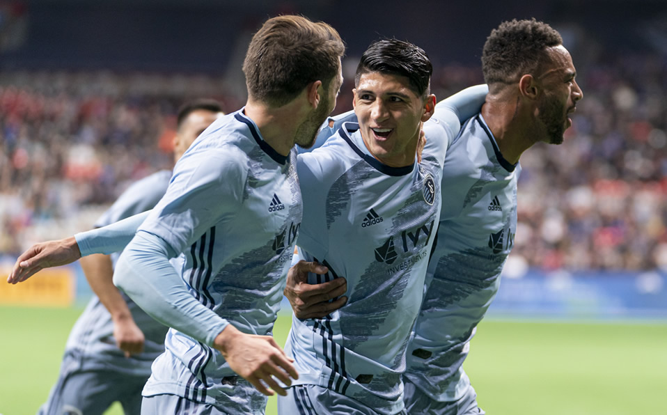 Pulido se estrenó como goleador en la MLS. (Foto: Sporting KC)