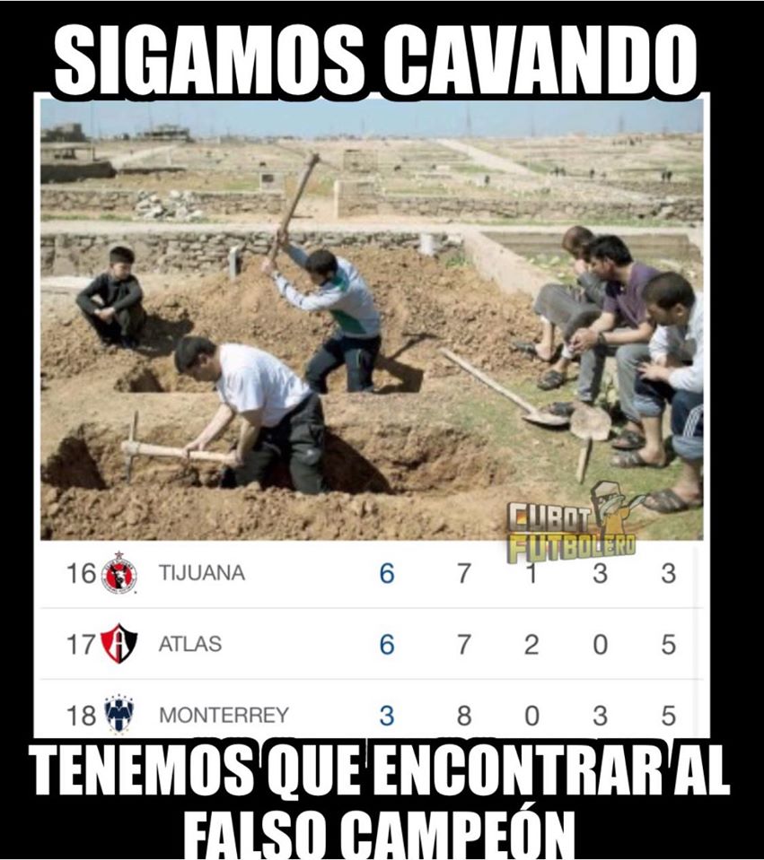 ¡Qué vergüenza de Campeón! Este Monterrey no ganaría ni en Tercera.