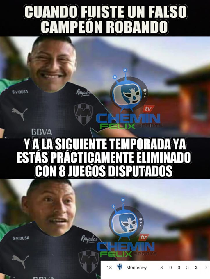 ¡Qué vergüenza de Campeón! Este Monterrey no ganaría ni en Tercera.