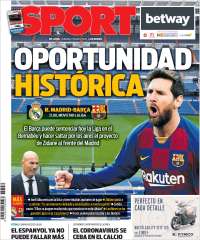 Noticias deportivas en los periódicos del mundo (01-marzo-2020)