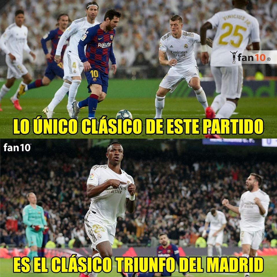 Abran paso a Vinicius, el nuevo amo de LaLiga según los memes.
