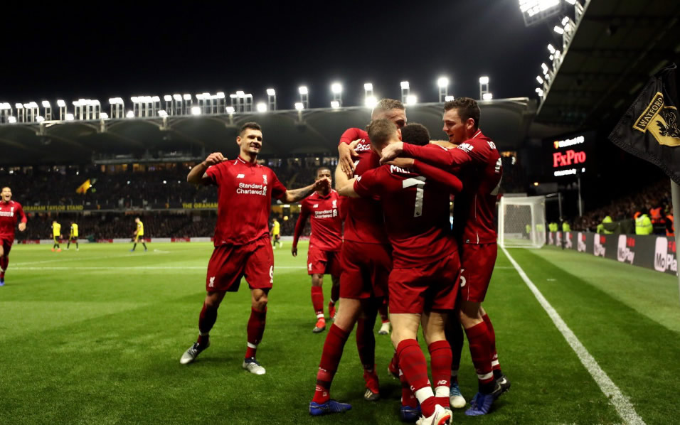 El Liverpool ha marcado 64 goles y tiene prácticamente asegurada la Premier. (@LFC)