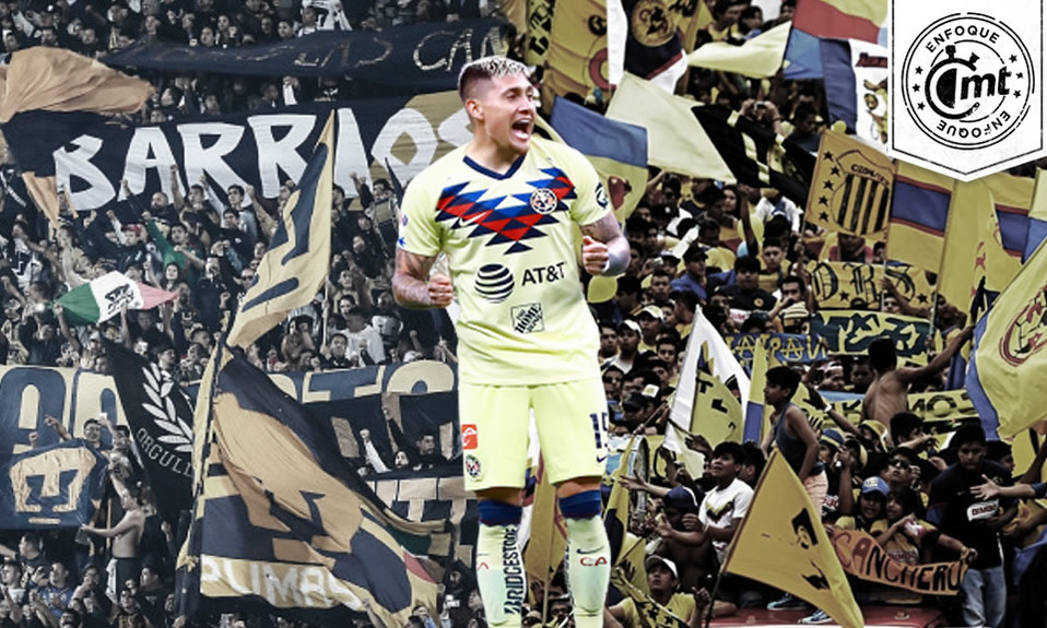 Nico Castillo hace que la rivalidad entre Pumas y América tenga una causa en común (FOTO: Imago)