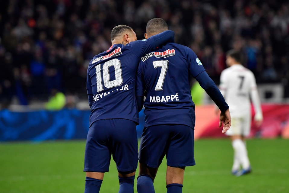 Mbappé marcó tres goles en el encuentro. (Foto: AFP)