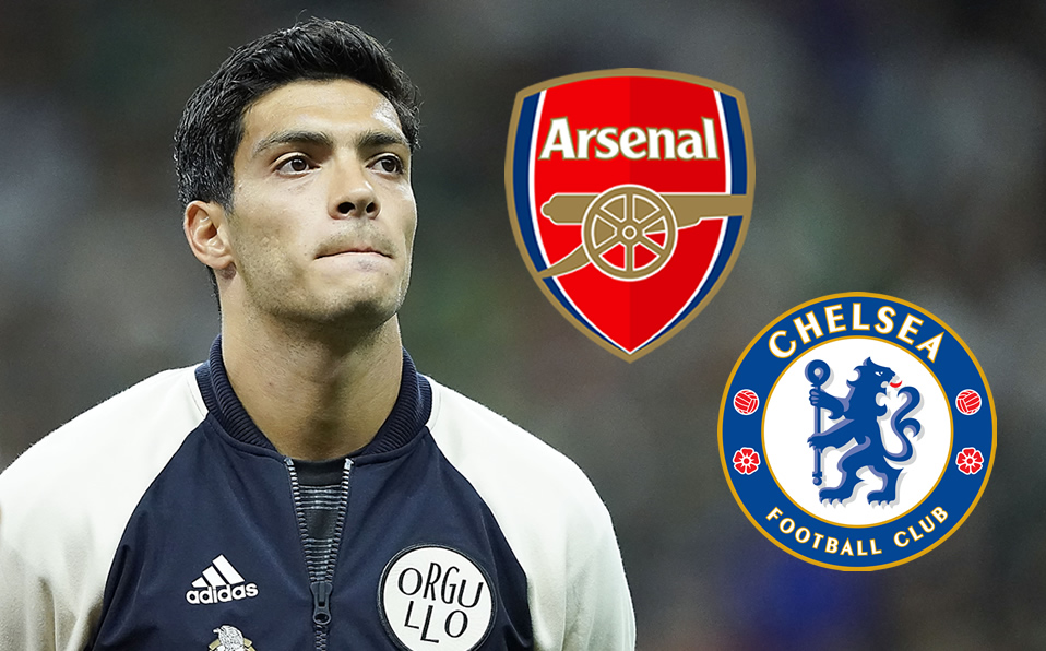Aguirre ve a Raúl Jiménez con chance de jugar en el Chelsea o Arsenal (Imago7)