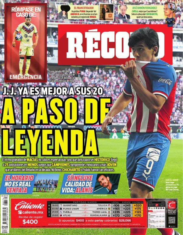 Noticias deportivas en los periódicos del mundo del 5 de marzo de 2020