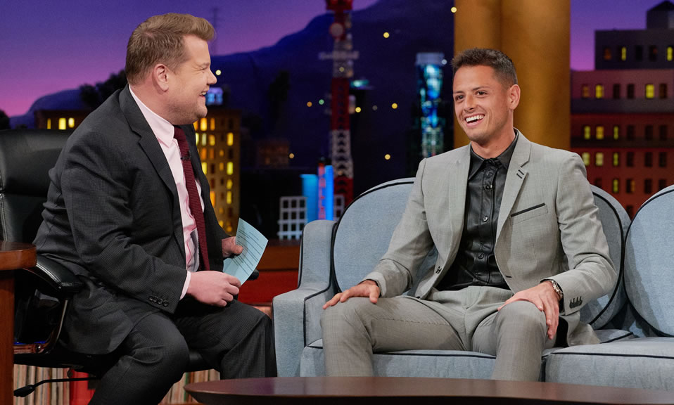 Un rato agradable pasó el mexicano en un programa de L.A. (@latelateshow)
