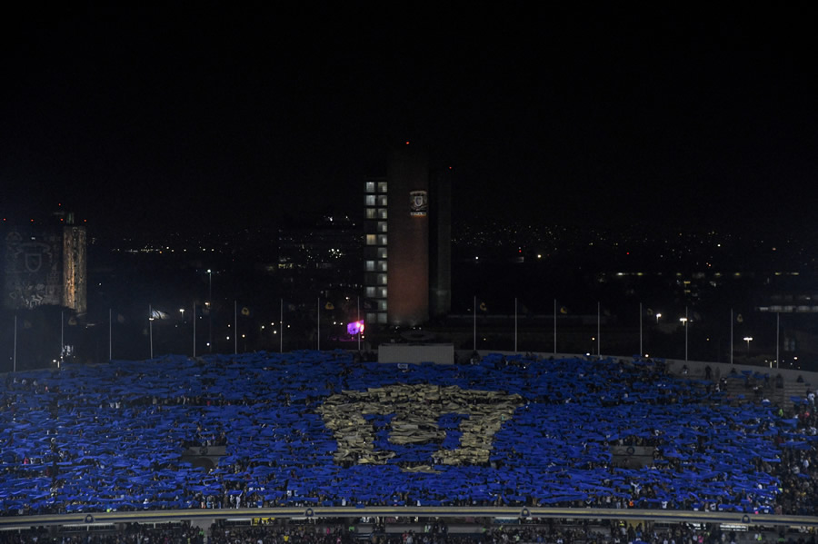 Aspecto del mosaico que presentó la Rebel. (Foto: Imago7)