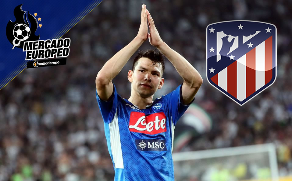 Hirving Lozano cambiaría Nápoles por el Atlético de Madrid (FOTO: AFP)