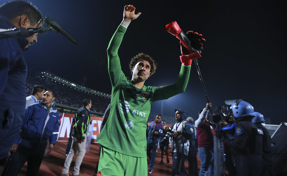 Guillermo Ochoa tras el final en CU ante Pumas (FOTO: Imago7)