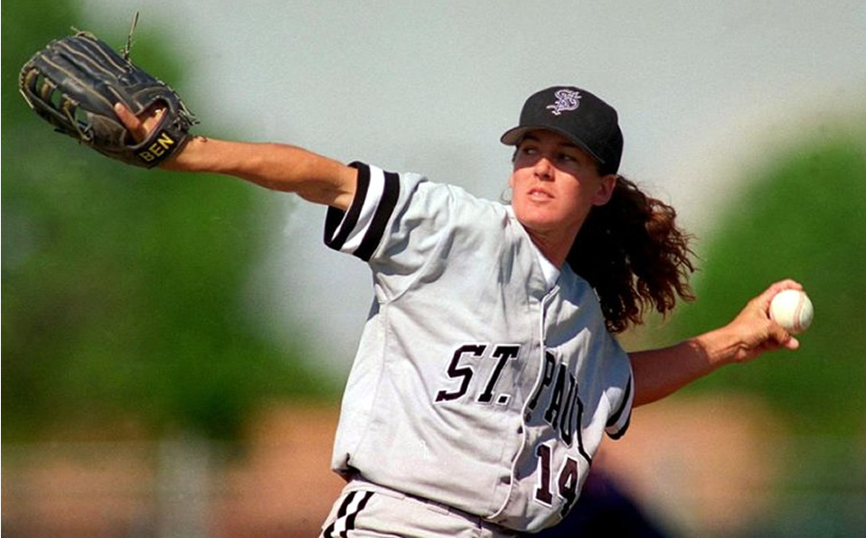 Borders durante su primera oportunidad en el beisbol profesional con St. Paul. (Foto: WBSC)